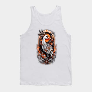 Mystique Crane Tank Top